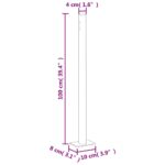 vidaXL Zaťahovacia bočná markíza čierna 160x1000 cm – Obrázok 9