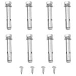 vidaXL Zaťahovacia bočná markíza modrá 117x1200 cm – Obrázok 7