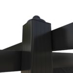 vidaXL Záhradný altánok so zaťahovacou strechou 3x3 m antracitový – Obrázok 8