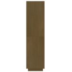 vidaXL Knižnica/deliaca stena medovo-hnedá 60x35x135cm borovicové drevo – Obrázok 6