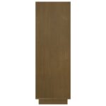 vidaXL Knižnica/deliaca stena medovo-hnedá 80x35x103 cm masívna borovica – Obrázok 7