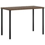 vidaXL 5-dielny záhradný sedací set so sedákmi tvar L polyratan hnedý – Obrázok 7