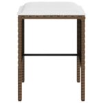 vidaXL 5-dielny záhradný sedací set so sedákmi tvar L polyratan hnedý – Obrázok 10