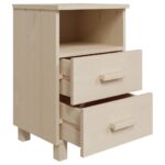 vidaXL Nočné stolíky HAMAR 2 ks, medovo hnedé 40x35x62 cm, masív – Obrázok 7