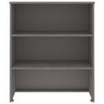 vidaXL Nadstavec na komodu HAMAR, svetlosivý 85x35x100 cm, borovica – Obrázok 4