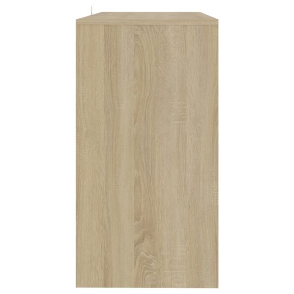 VXL8720286834817_g_en_hd_4.jpg vidaXL Konzolový stolík vo farbe dubu 89x41x76,5 cm oceľový – Obrázok 6