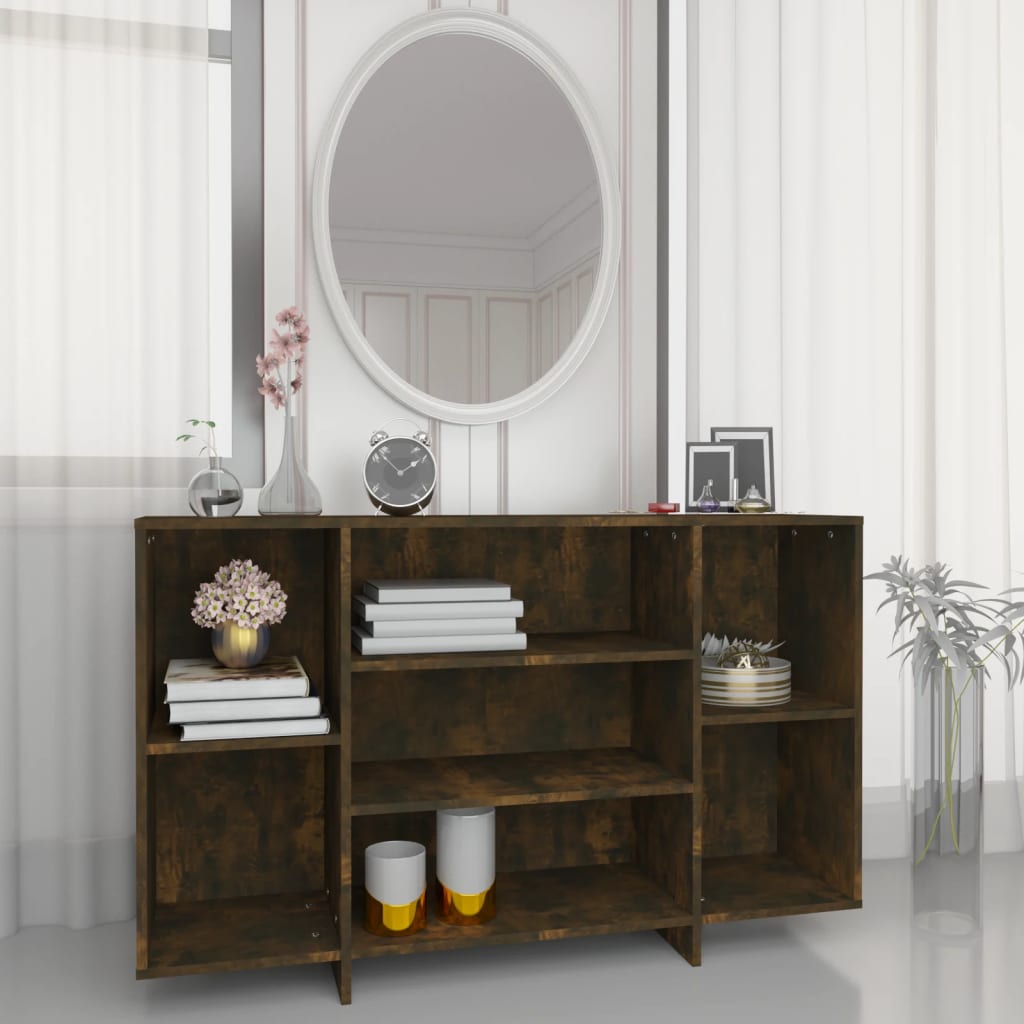 VXL8720286837498_m_en_hd_1.jpg vidaXL Komoda, tmavý dub 120x30x75 cm, kompozitné drevo – Obrázok 1