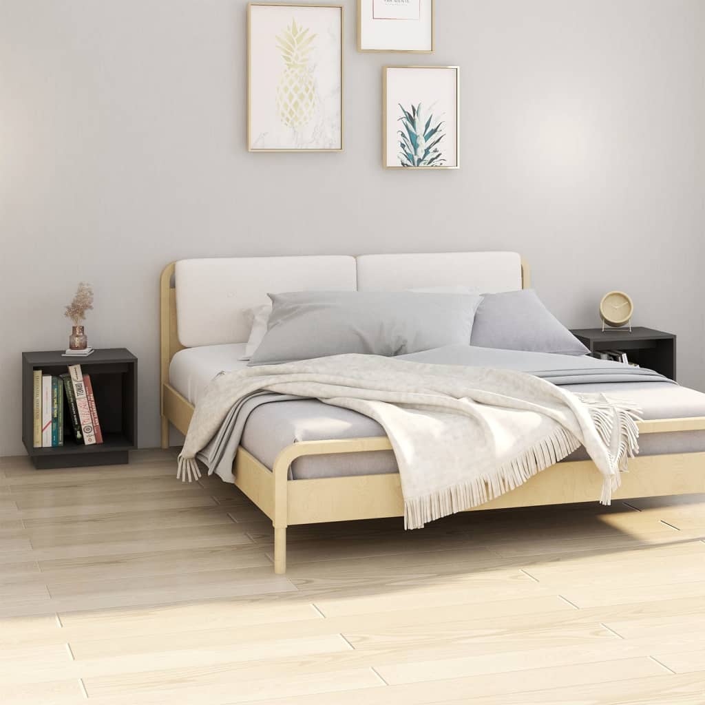 VXL8720286841662_m_en_hd_1.jpg vidaXL Nočné stolíky 2 ks sivé 40x30x40 cm masívne borovicové drevo – Obrázok 1