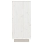 vidaXL Komoda, biela 60x34x75 cm, borovicový masív – Obrázok 6