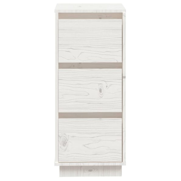 vidaXL Komody 2 ks biele 32x34x75 cm borovicový masív – Obrázok 4