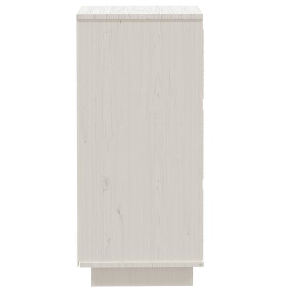 vidaXL Komody 2 ks biele 32x34x75 cm borovicový masív – Obrázok 5