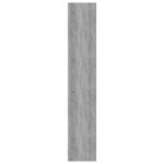 vidaXL Knižnica/deliaca stena sivá sonoma 80x30x166cm kompozitné drevo – Obrázok 6