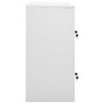 vidaXL Uzamykacie skrinky 2 ks bledosivé a červené 90x45x92,5 cm oceľové – Obrázok 4