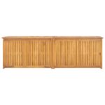 vidaXL Záhradný box 175x50x55 cm, tíkový masív – Obrázok 2