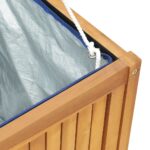vidaXL Záhradný box 175x50x55 cm, tíkový masív – Obrázok 9
