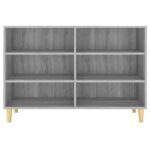 vidaXL Komoda, sivá sonoma 103,5x35x70 cm, kompozitné drevo – Obrázok 4