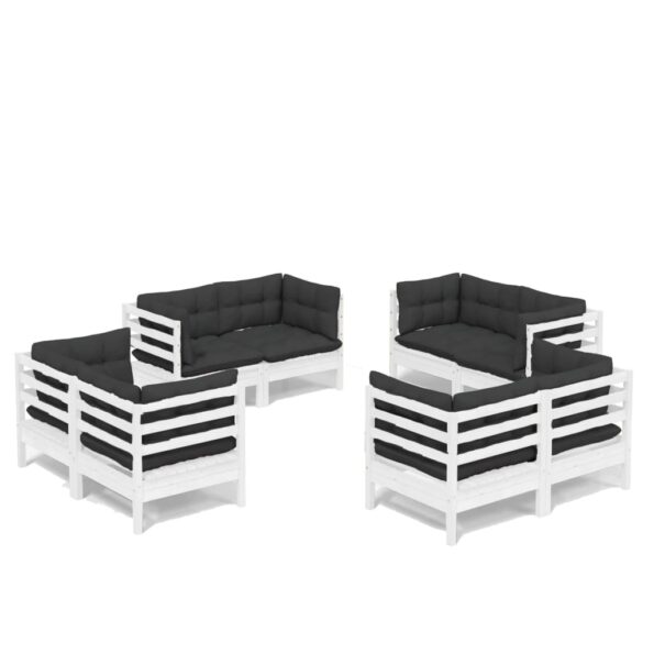 VXL8720286859186_a_en_hd_1.jpg vidaXL 8-dielny záhradný set s antracitovými vankúšmi borovicové drevo – Obrázok 2