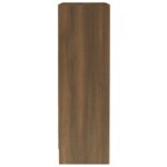 vidaXL Knižnica hnedý dub 60x24x74,5 cm spracované drevo – Obrázok 5