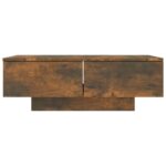 vidaXL Konferenčný stolík dymový dub 90x60x31 cm spracované drevo – Obrázok 3