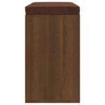 vidaXL Lavica na topánky hnedý dub 103x30x48 cm spracované drevo – Obrázok 5