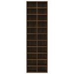 vidaXL Botník hnedý dub 54x34x183 cm spracované drevo – Obrázok 4