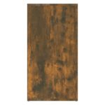 vidaXL Komoda dymový dub 120x36x69 cm spracované drevo – Obrázok 6