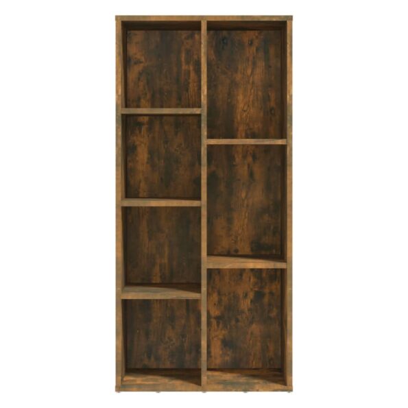 vidaXL Knižnica dymový dub 50x25x106 cm – Obrázok 6