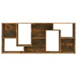 vidaXL Knižnica dymový dub 67x24x161 cm spracované drevo – Obrázok 6