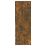vidaXL Knižnica dymový dub 67x24x161 cm spracované drevo – Obrázok 7