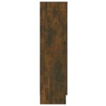 vidaXL Vitrína dymový dub 82,5x30,5x115 cm spracované drevo – Obrázok 7