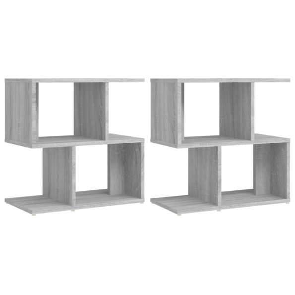 VXL8720286955864_a_en_hd_1.jpg vidaXL Nočné stolíky 2ks sivý dub sonoma 50x30x51,5cm spracované drevo – Obrázok 2
