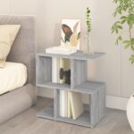 vidaXL Nočné stolíky 2ks sivý dub sonoma 50x30x51,5cm spracované drevo – Obrázok 3