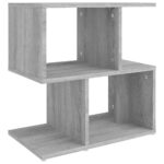 vidaXL Nočné stolíky 2ks sivý dub sonoma 50x30x51,5cm spracované drevo – Obrázok 5