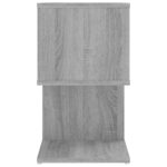vidaXL Nočné stolíky 2ks sivý dub sonoma 50x30x51,5cm spracované drevo – Obrázok 7