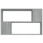 vidaXL Knižnica sivý dub sonoma 100x24x63 cm spracované drevo – Obrázok 5