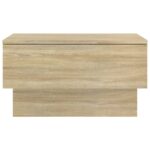 vidaXL Nástenné nočné stolíky 2 ks dub sonoma – Obrázok 6