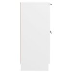 vidaXL Komoda biela 60x30x70 cm spracované drevo – Obrázok 6