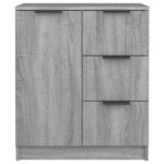 vidaXL Komoda sivý dub sonoma 60x30x70 cm spracované drevo – Obrázok 3