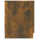 vidaXL Nočné stolíky 2 ks dymový dub spracované drevo – Obrázok 5