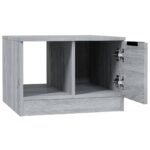 vidaXL Konferenčný stolík sivý dub sonoma 50x50x36 cm spracované drevo – Obrázok 6