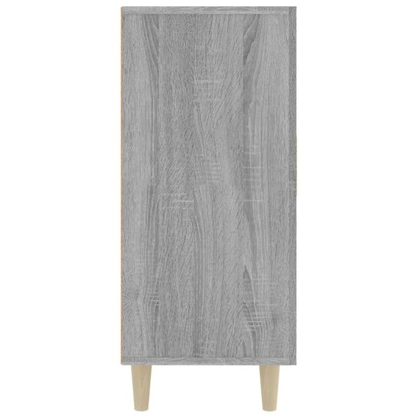vidaXL Komoda sivý dub sonoma 90x34x80 cm kompozitné drevo – Obrázok 5