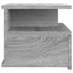 vidaXL Nástenný nočný stolík sivý sonoma 40x31x27 cm spracované drevo – Obrázok 5