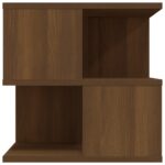vidaXL Príručný stolík hnedý dub 40x40x40 cm spracované drevo – Obrázok 4