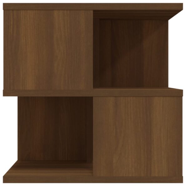 vidaXL Príručný stolík hnedý dub 40x40x40 cm spracované drevo – Obrázok 4