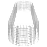 vidaXL Gabiónový vyvýšený záhon pozinkované železo 400x100x50 cm – Obrázok 5