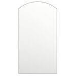 vidaXL Zrkadlo s LED svetlami 90x45 cm sklenené oblúkové – Obrázok 4