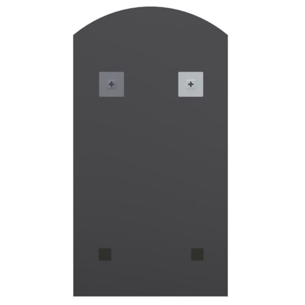 vidaXL Zrkadlo s LED svetlami 90x45 cm sklenené oblúkové – Obrázok 6