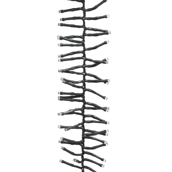 vidaXL Reťaz so zhlukmi LED, 400 diód, studená biela 7,4 m, PVC – Obrázok 5