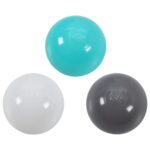 vidaXL Detský stan na hranie s 250 loptičkami farebný 338x123x111 cm – Obrázok 9