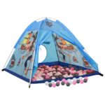 vidaXL Detský stan na hranie s 250 loptičkami modrý 120x120x90 cm – Obrázok 2